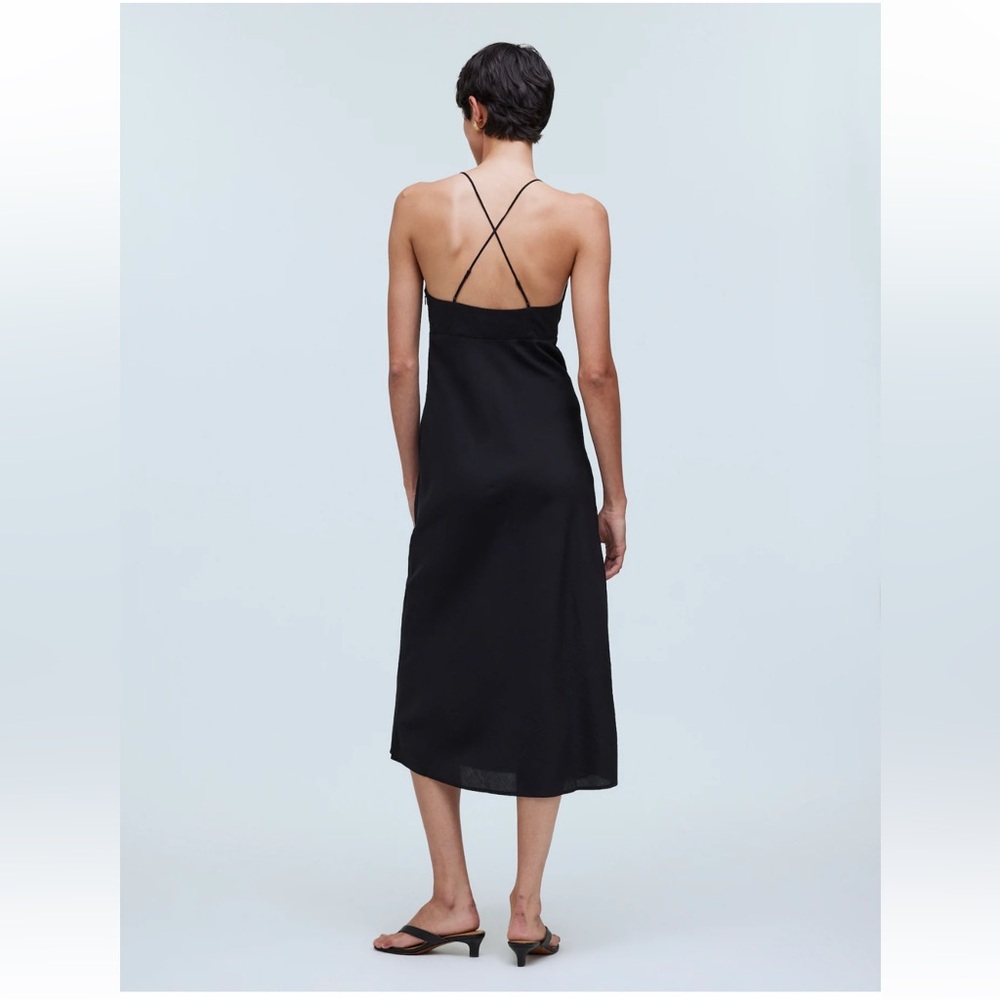 Madewell The Layton Midi Slip Dress Size 10 - Picture 3 of 7